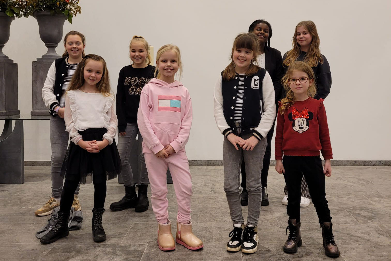 Groepsfoto van de zangeressen voor de Sing4Him van februari 2023